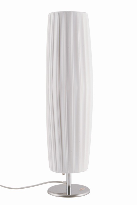 Tischleuchte Art Deco Plissee Tischlampe Rund