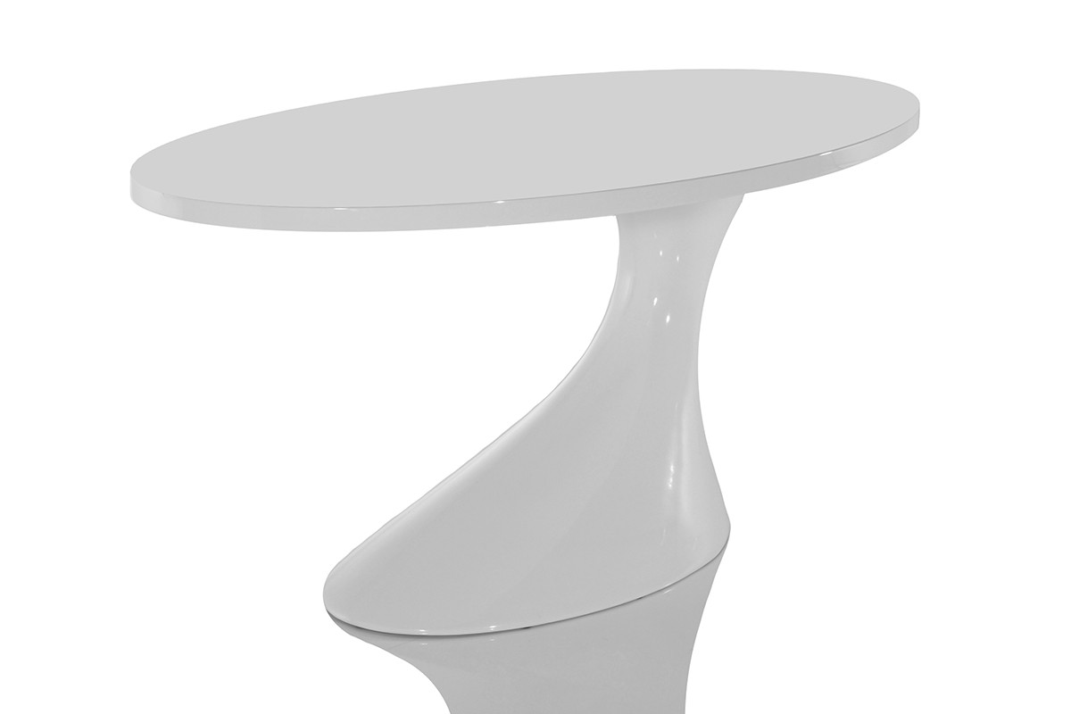 Tisch Vienna Hochglanz Weiss Weiss 160x95 Cm Esstisch Oval EBay