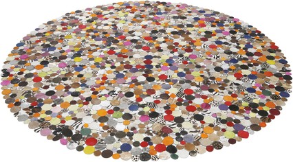 Kare Design Teppich Circle Multi