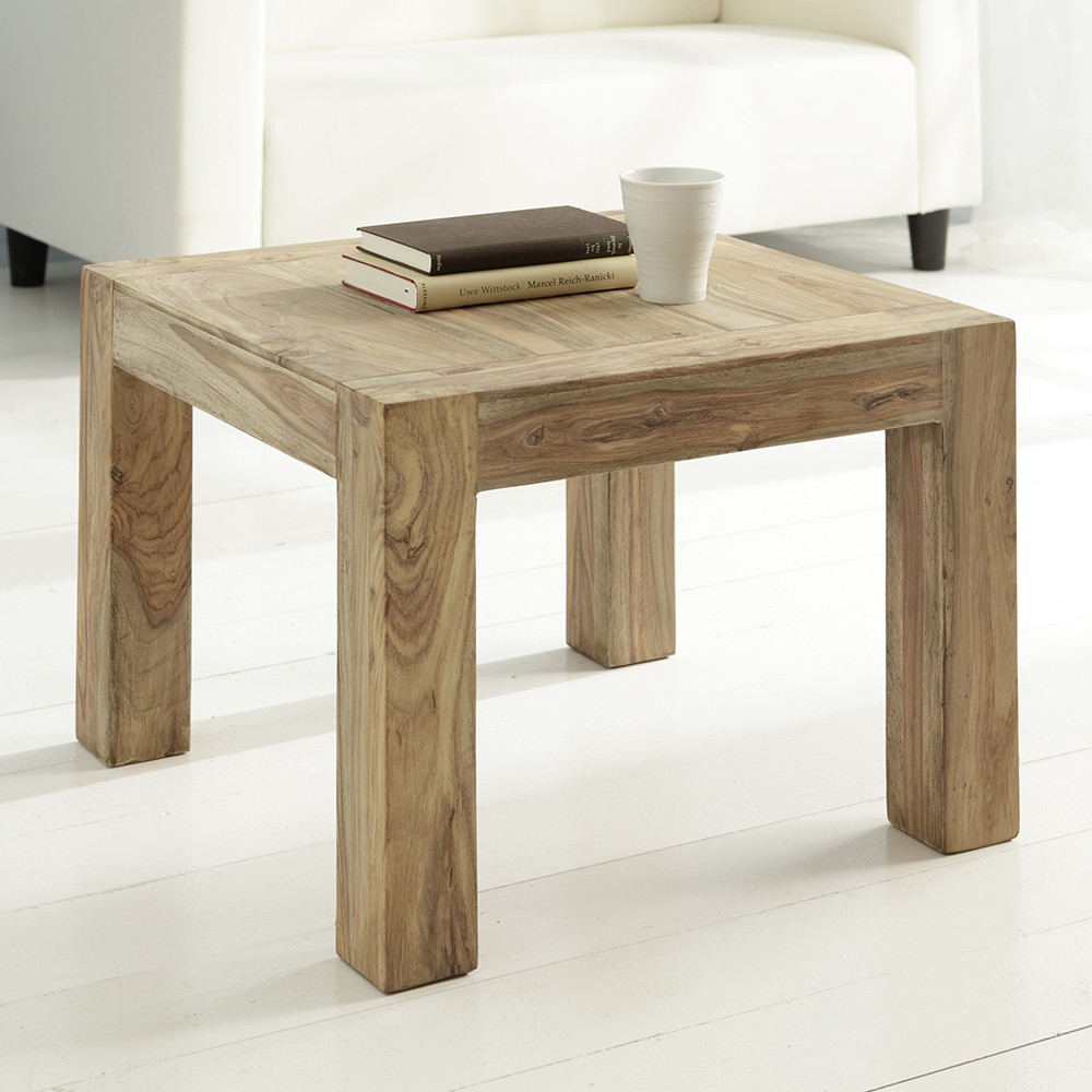 YOGA Couchtisch 60 x 60 Shisham Holz by Wolf Möbel eBay