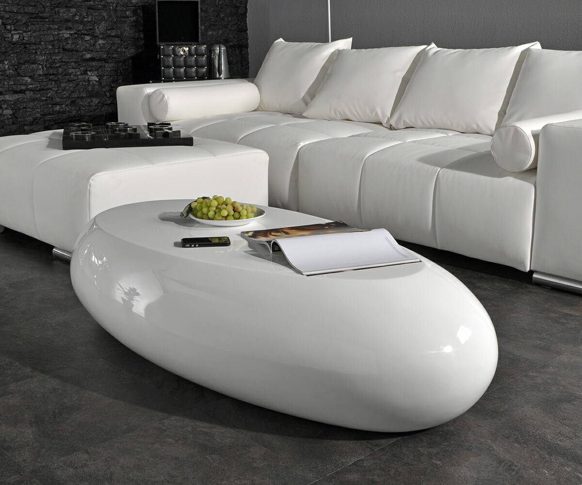 Couchtisch oval weià hochglanz – sehremini