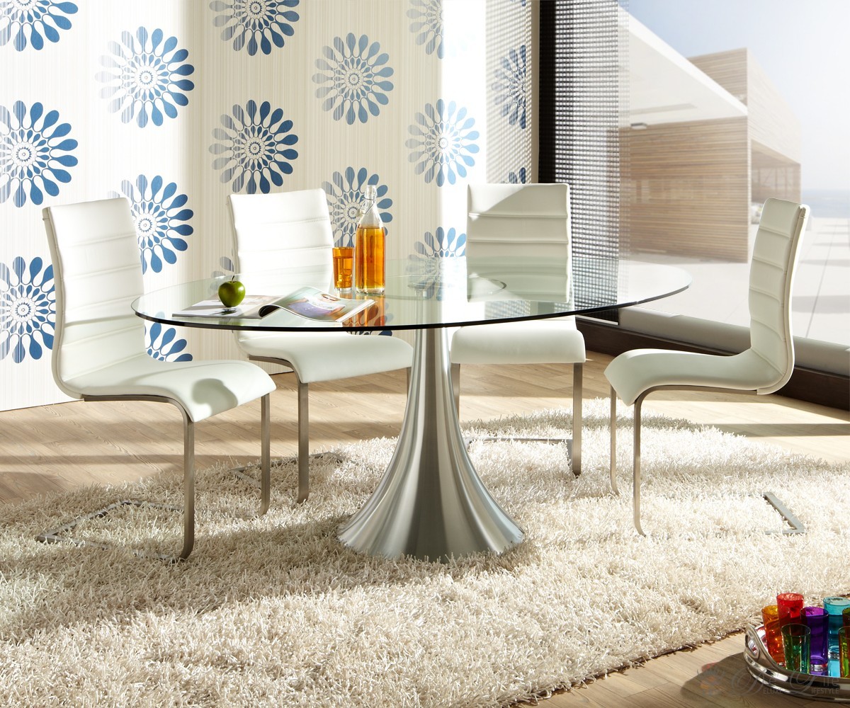 Glastisch Deluxe Aluminium Glas 180x120 cm Esstisch  - Bild 1 von 1