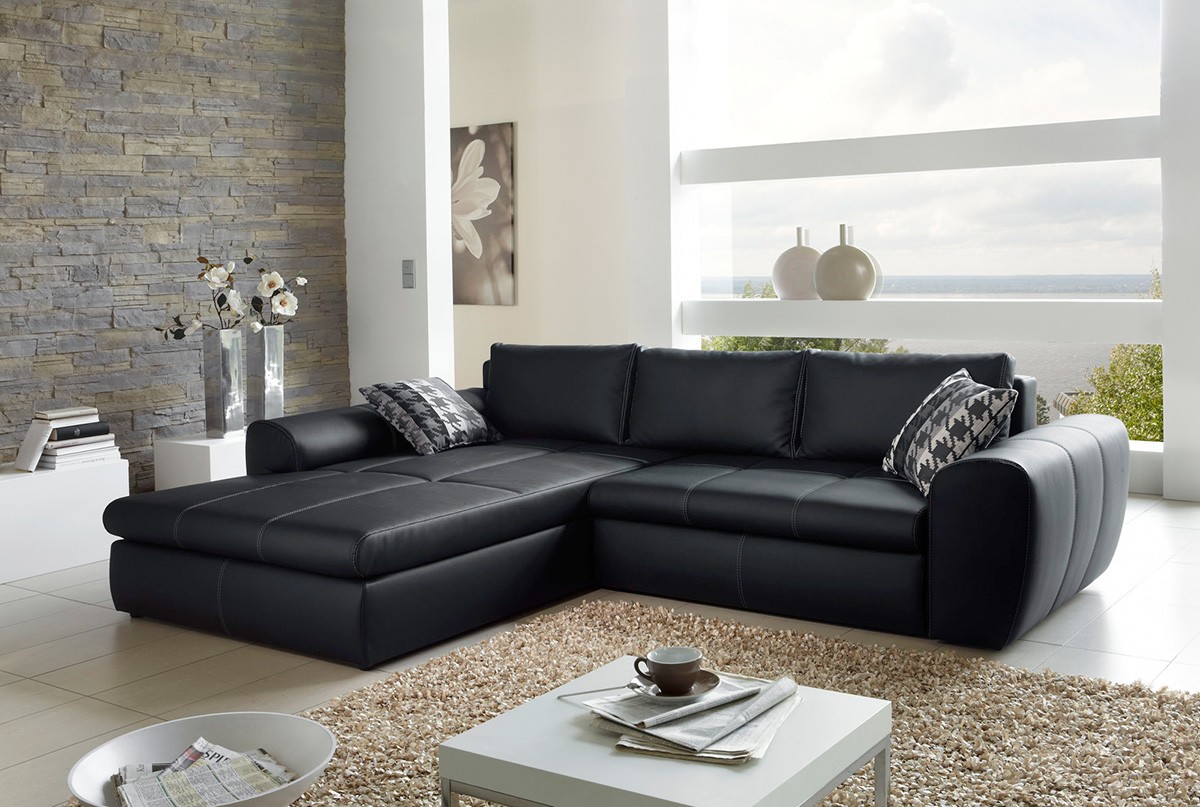 Sofa Luidor Schwarz 290x215 cm Couch mit Schlaffunktion und Kissen ... Ledercouch schwarz mit schlaffunktion
Ledercouch schwarz mit schlaffunktion
Sofa Luidor Schwarz 290x215 cm Couch mit Schlaffunktion und Kissen ...