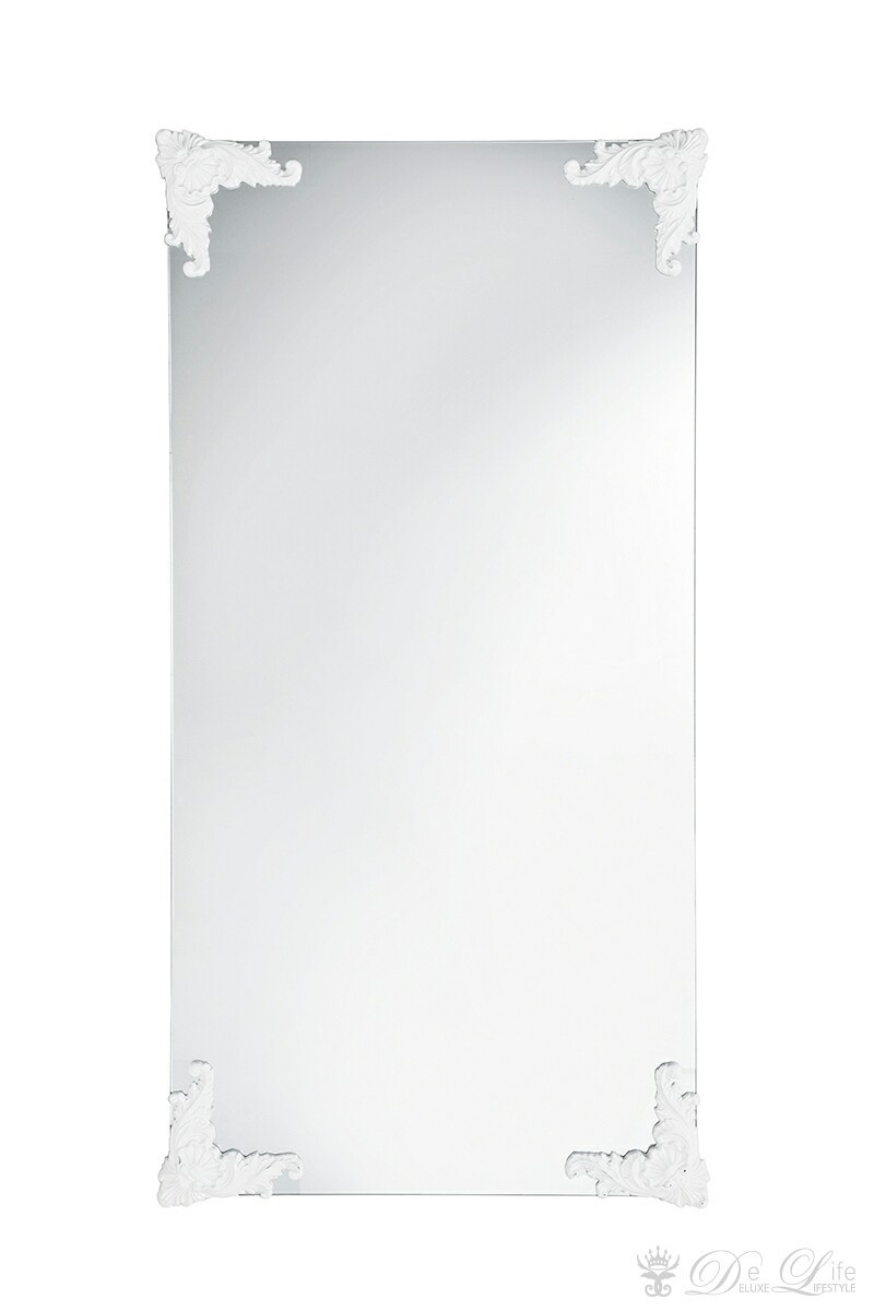 Spiegel Barock Corner White 160x80 cm Weiss Ornamente by Kare Design Preisvergleich