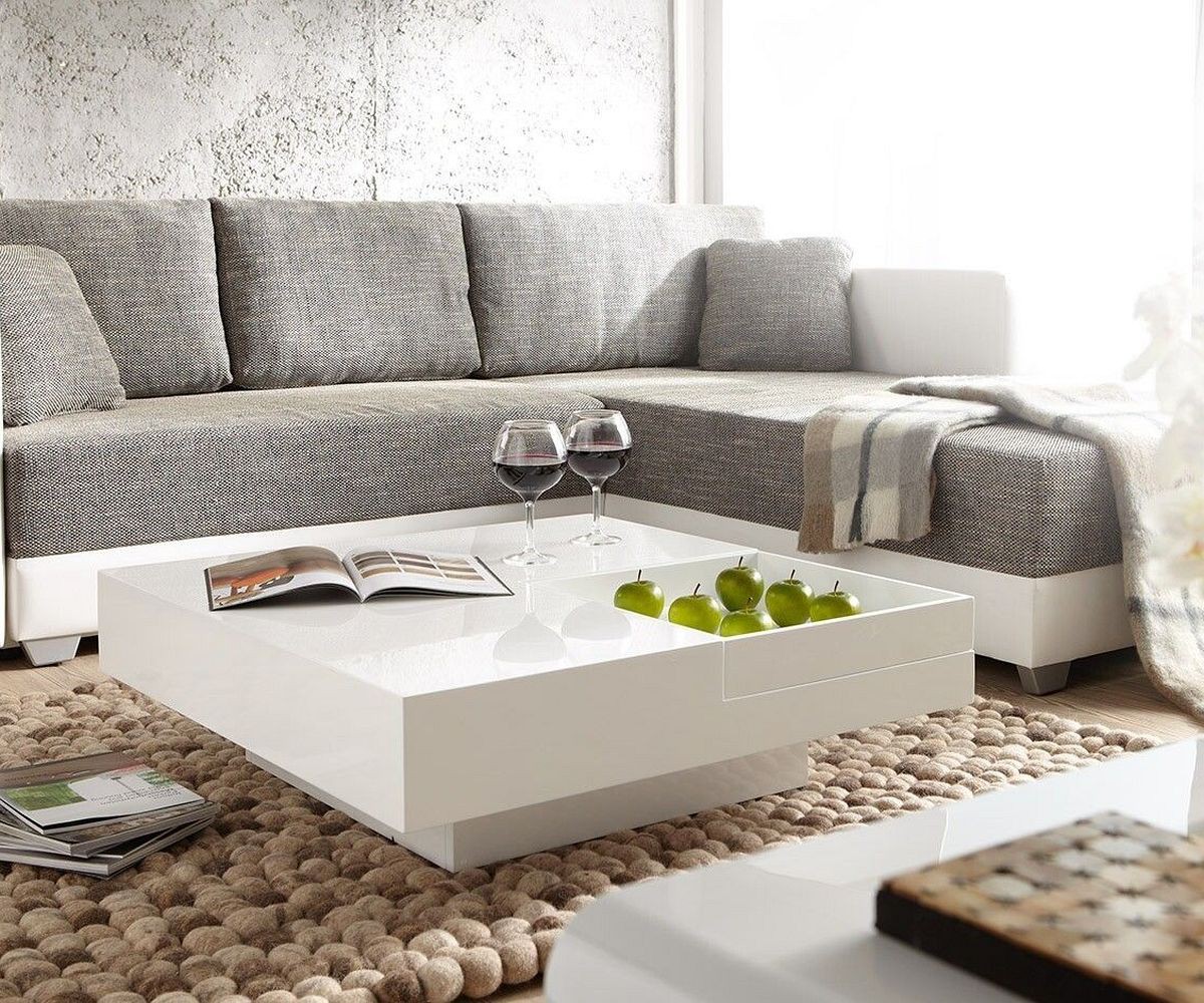 Wohnzimmertisch rund: couchtisch rund cm sofatisch wildeiche ...