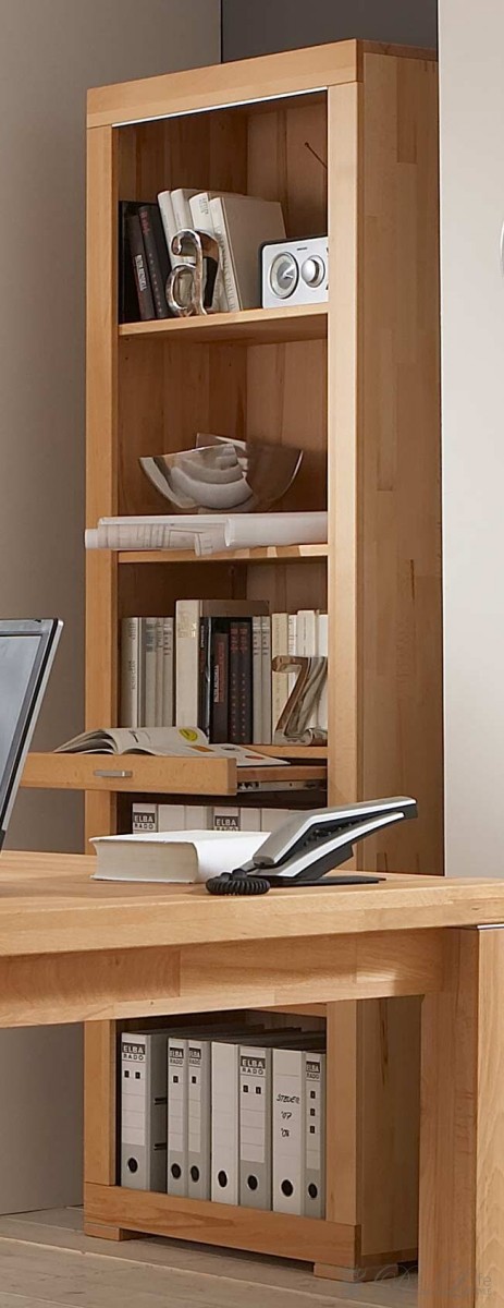 Aktenregal Maurice 70x205cm Kernbuche Natur Schrank Massiv Preisvergleich