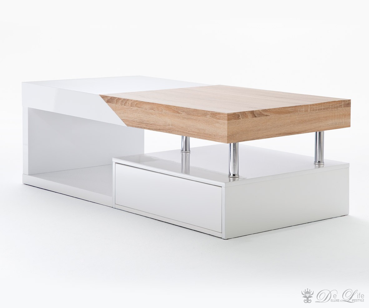 wohnzimmertisch weiß: Holmes-120×60-cm-Weiss-Hochglanz-Sonoma-Wohnzimmertisch-Sofatisch-NEU wohnzimmertisch weiß: Holmes-120×60-cm-Weiss-Hochglanz-Sonoma-Wohnzimmertisch-Sofatisch-NEU