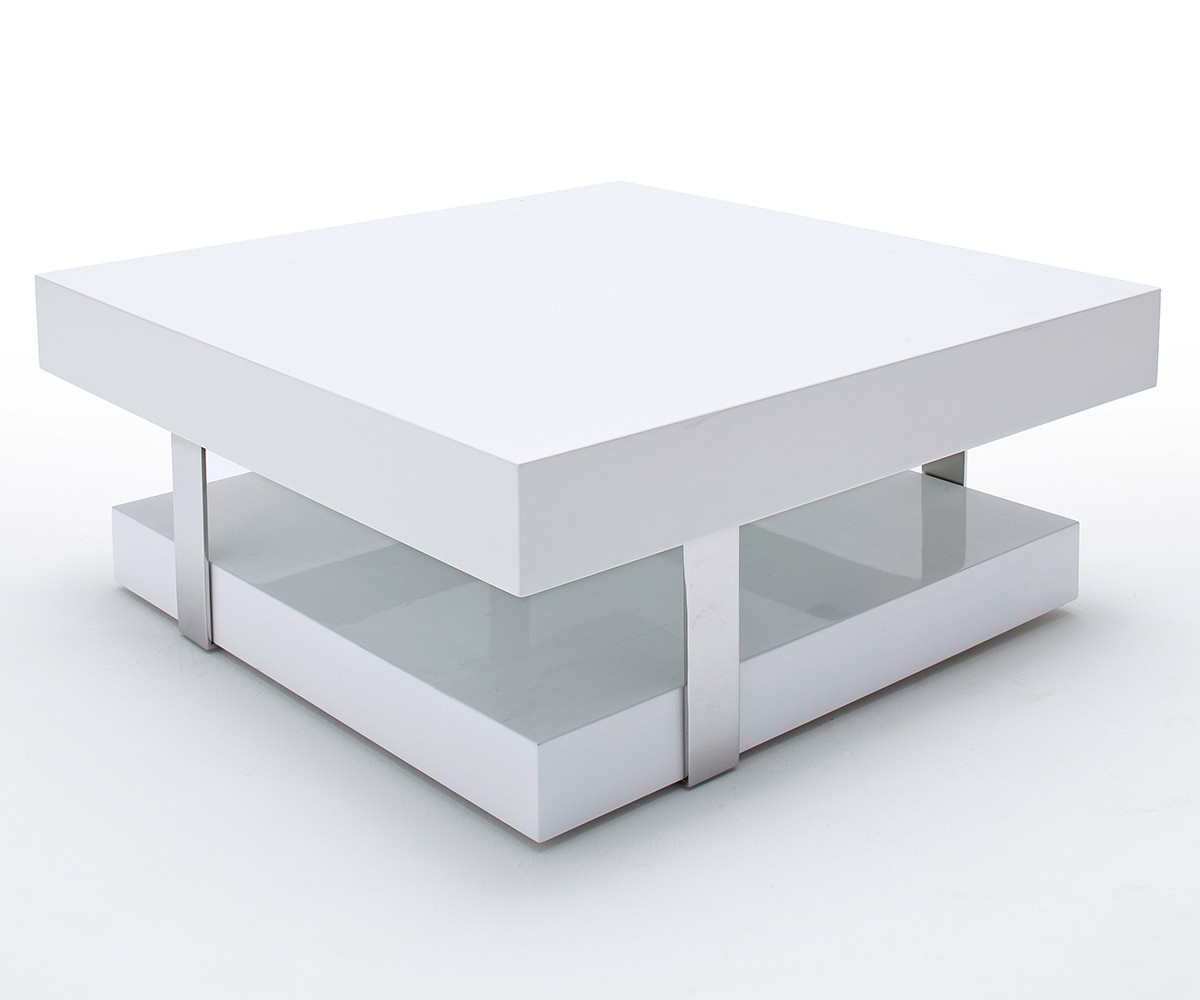 Couchtisch weià 80Ã80 – com.forafrica Wohnzimmertisch weiß glas