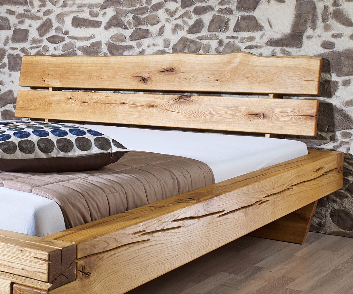 Alte schlafzimmer kaufen: balkenbett aus alten holzbalken x in ...