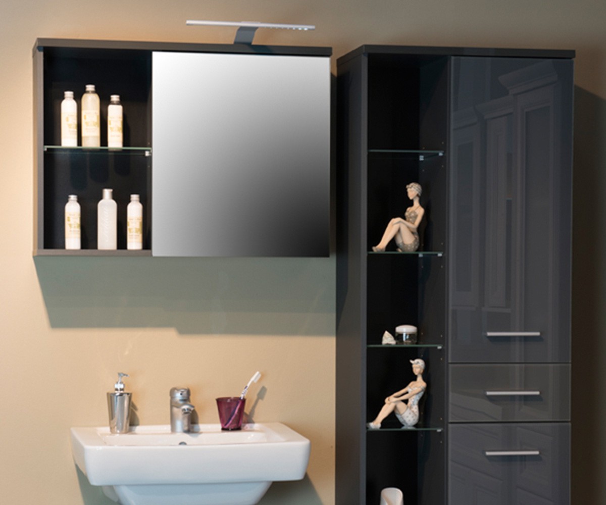 Badschrank Ganya Grau 69x58 mit Ablage und Beleuchtung Spiegelschrank Spiegelschrank mit beleuchtung und ablage
Spiegelschrank mit beleuchtung und ablage
Badschrank Ganya Grau 69x58 mit Ablage und Beleuchtung Spiegelschrank