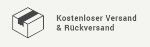 Kostenloser Versand & Rückversand