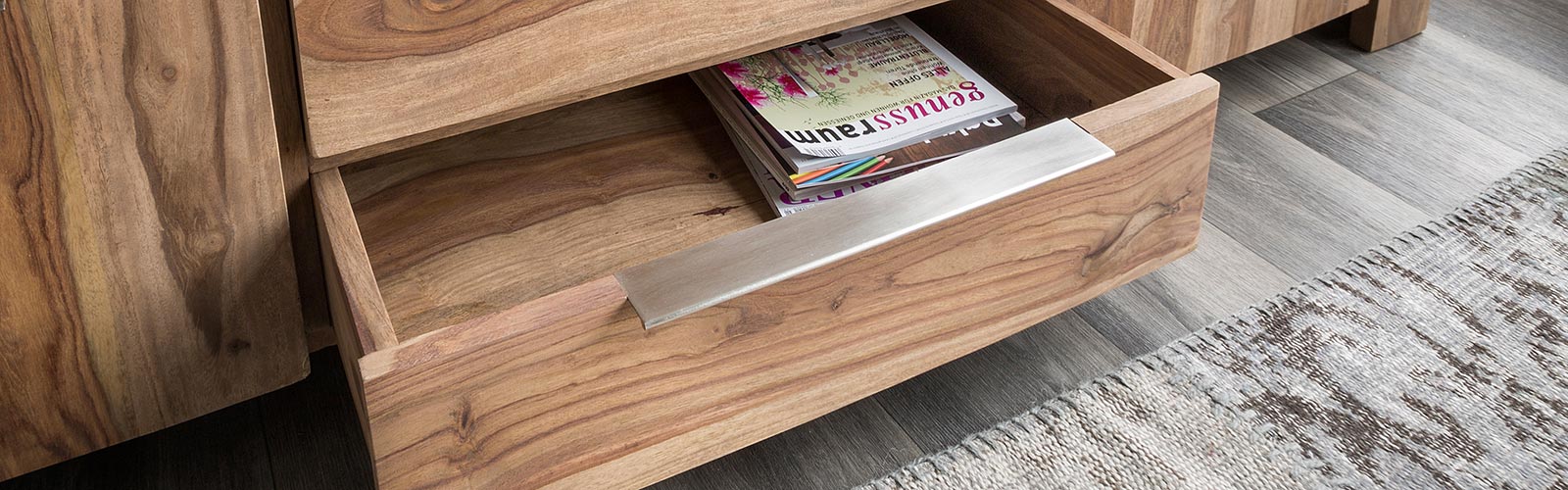 Moderne Wunderschon Gemaserte Mobel Unserer Pure Sheesham Serie