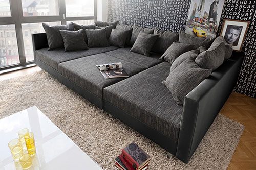 Lhwy Classic Plain Flanell Sofa Kissen Waschen Kissenbezug