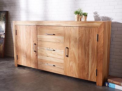 Highboard Amadora Natur Braun