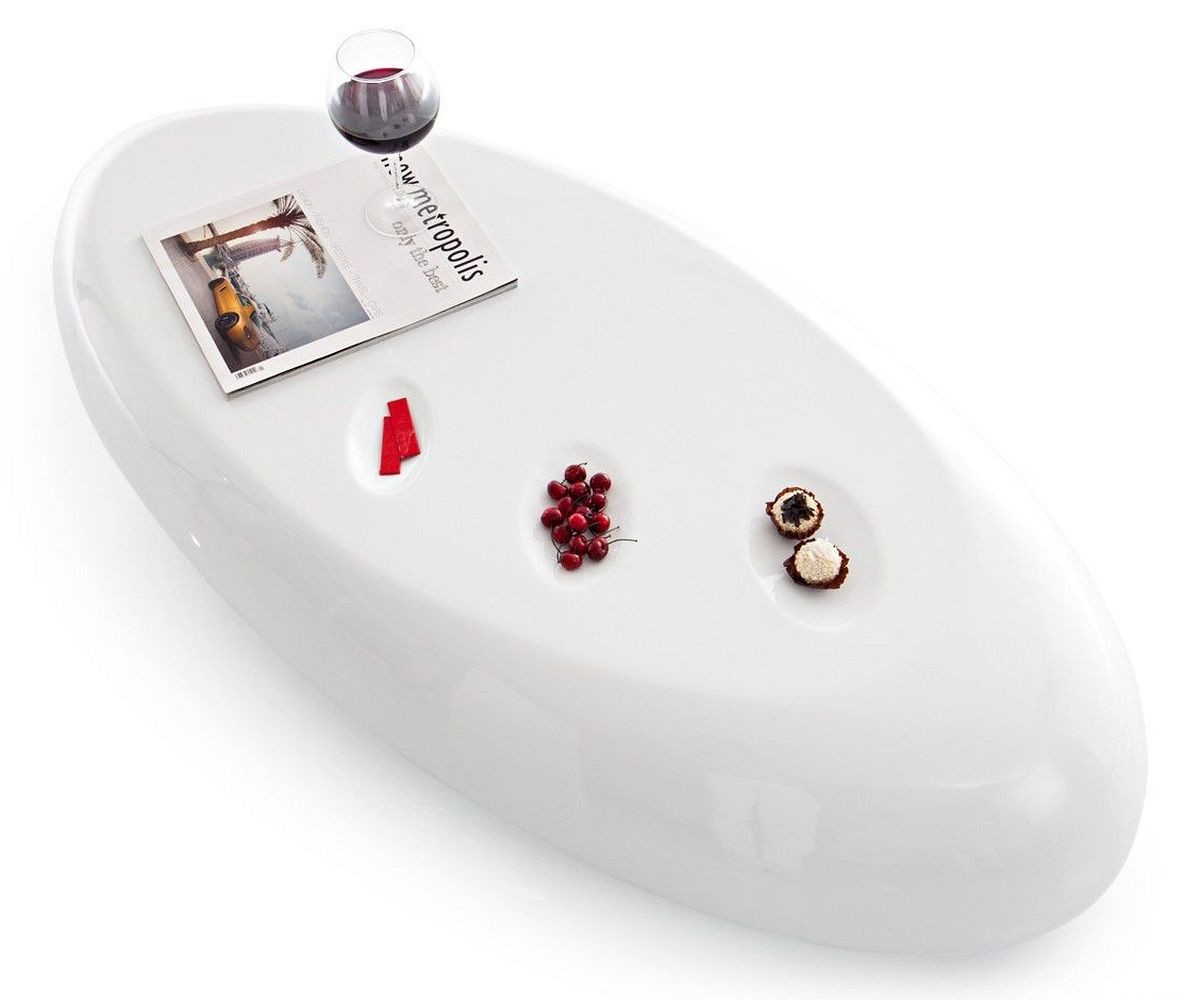 Couchtisch oval weià hochglanz – sehremini