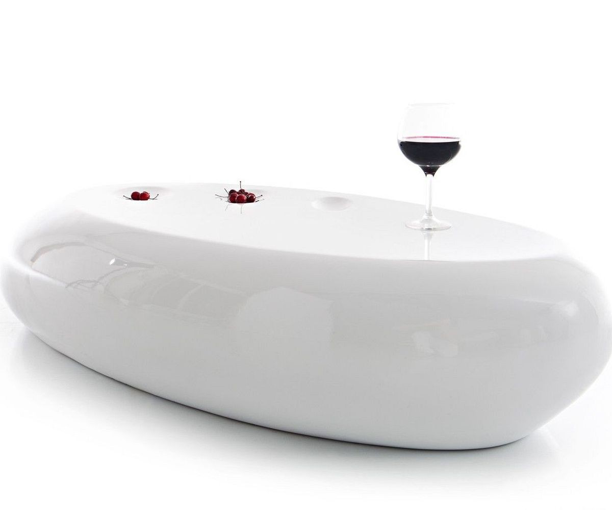 Wohnzimmertisch weià oval – sehremini Wohnzimmertisch weiß glas