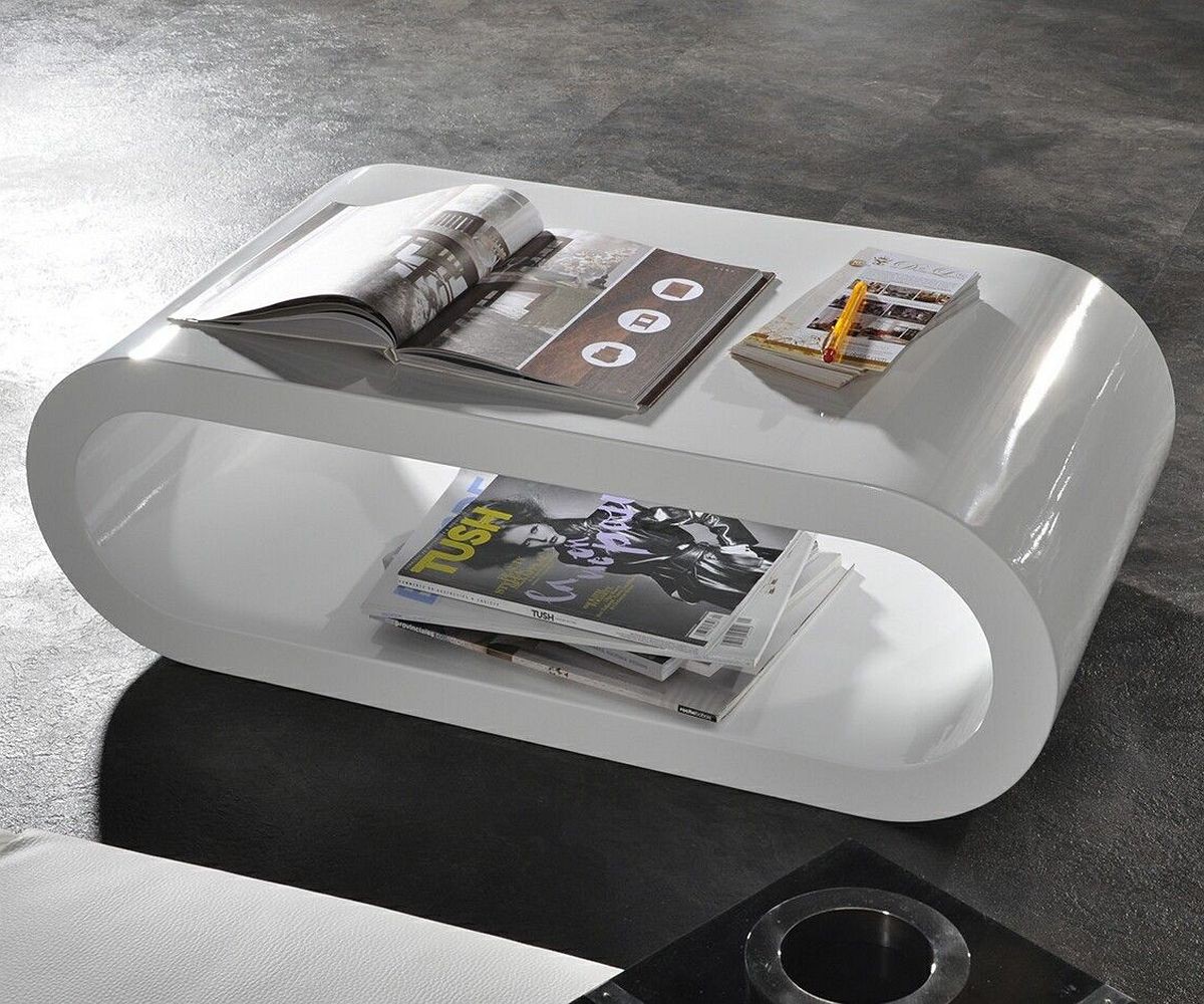 Couchtisch oval weià hochglanz – sehremini
