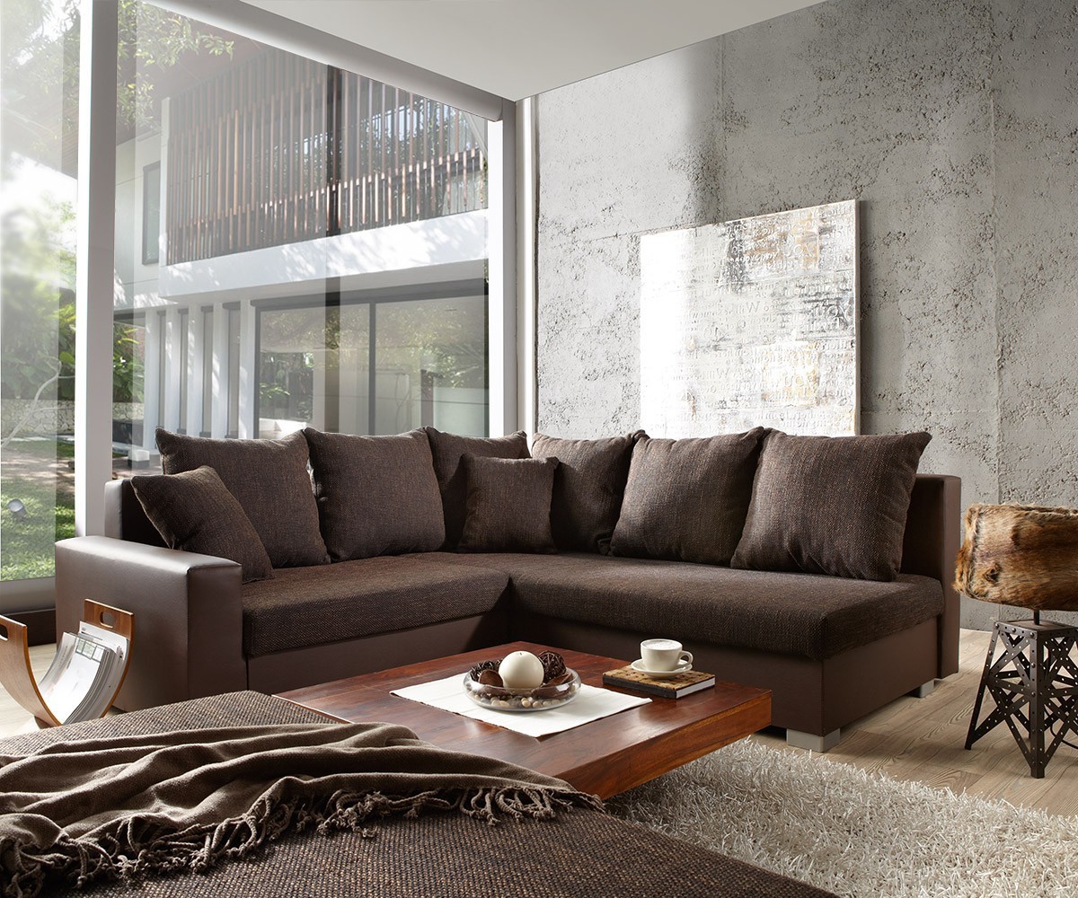 Wohnzimmer sofa dunkelbraun – sehremini