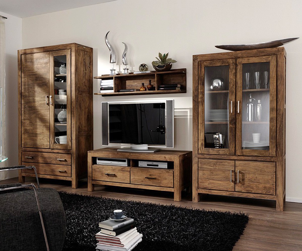 Wandboard Yoga 120 Cm Sheesham Natur Auflagen By Wolf Mbel Regale