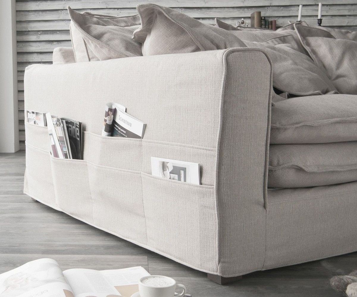 Hussensofa Noelia 240x145 Cm Elfenbeinfarben Mit Kissen Mbel Hussensofa Noelia 240x145 Cm Elfenbeinfarben Mit Kissen Mbel